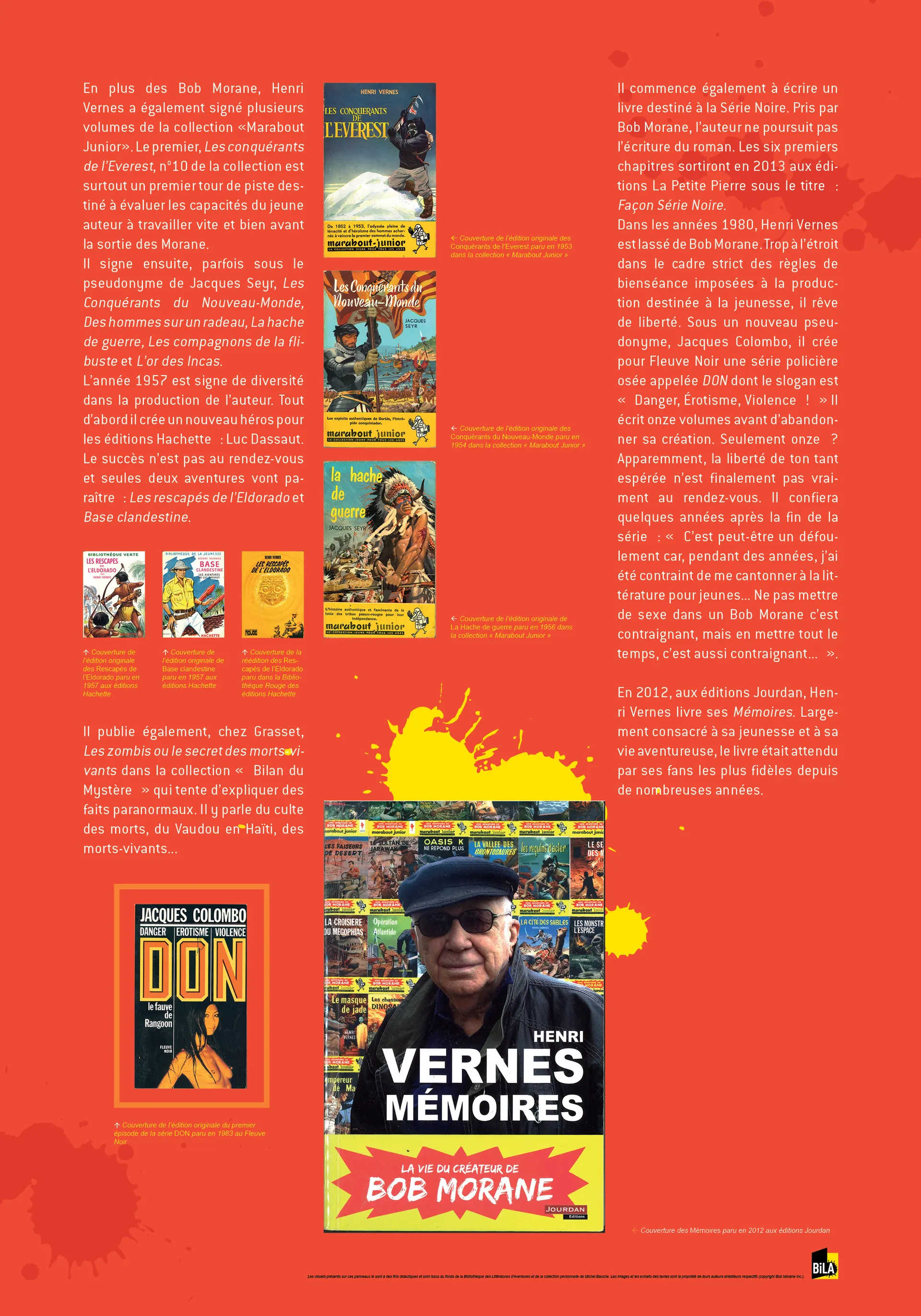 Bob Morane et henri Vernes