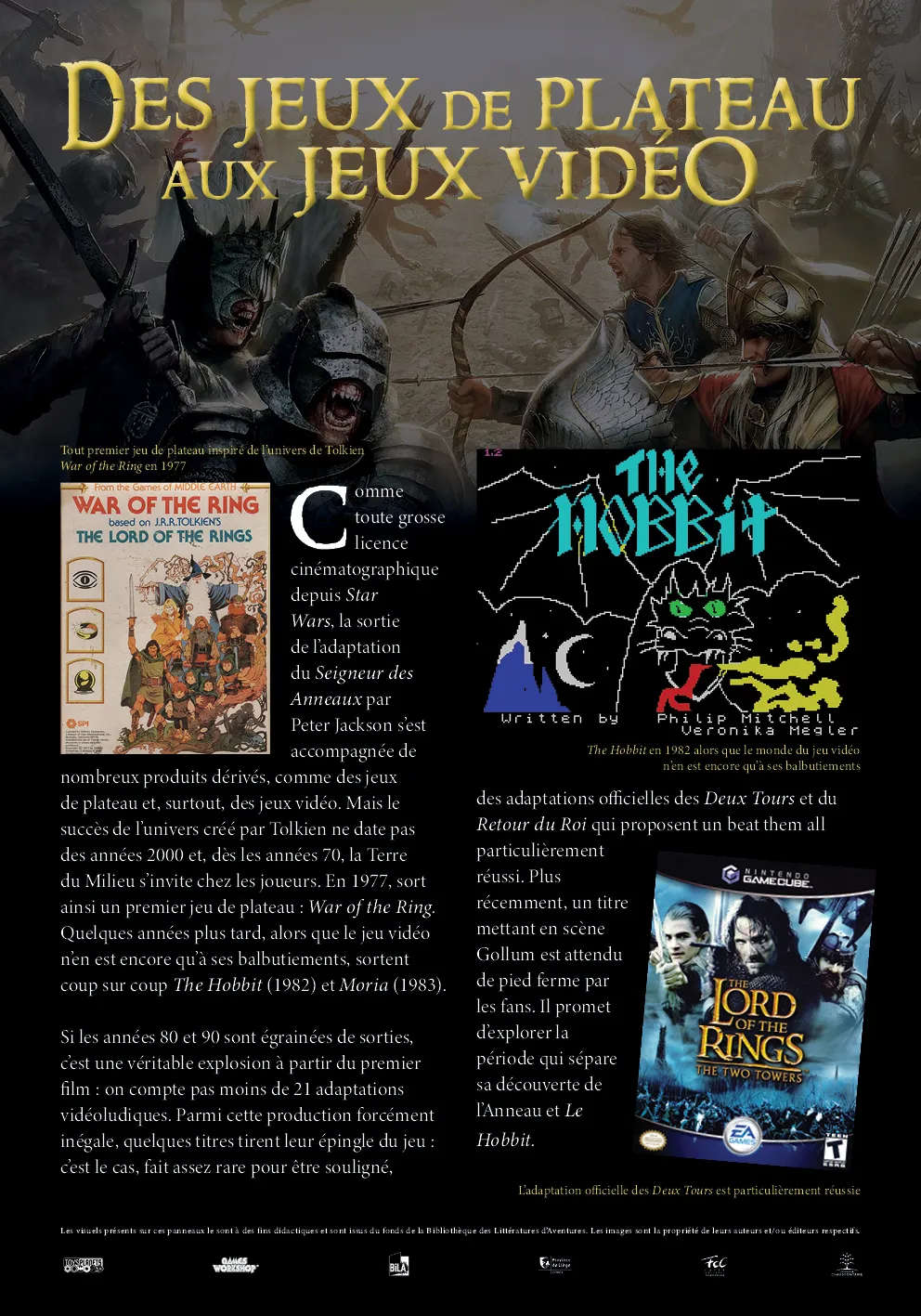 Tolkien : du cinéma aux jeux vidéo